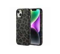 Selencia Coque Sabi imprimé panthère avec MagSafe pour Apple iPhone 14 - Midnight Black