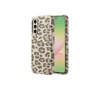 Selencia Coque Sabi imprimé panthère avec MagSafe pour Samsung Galaxy A56 - Soft Ivory