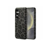 Selencia Coque Sabi imprimé panthère avec MagSafe pour Samsung Galaxy S24 - Midnight Black