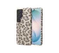 Selencia Coque Sabi imprimé panthère avec MagSafe pour Samsung Galaxy S26 Ultra - Soft Ivory