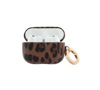 Selencia Coque Sabi motif panthère pour Apple Airpods Pro 3 - Mocha Brown