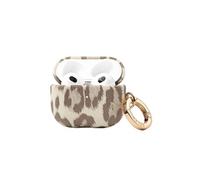 Selencia Coque Sabi pour AirPods 3 - imprimé léopard - Soft Ivory