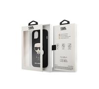 Coque Saffiano Avatar pour iPhone 13 Pro - Noir