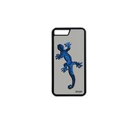 Coque salamandre iPhone 8 Plus silicone animaux anphibien ethnique Bleu en iPhone 8 Plus