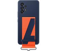 Coque SAMSUNG A53 Silicone avec Laniere bleu