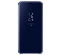 Coque Samsung Clear View Cover Stand S9 - Bleu