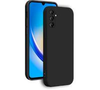 Coque Samsung G A14 4G&5G Silicone + dragonne assortie Noire Bigben