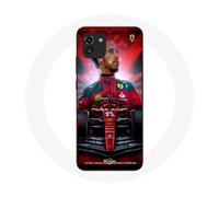 Coque - MANIACASE - Samsung Galaxy A03 - Rouge - Souple - Ferrari