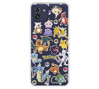 Coque Samsung Galaxy A03 Officielle Pokémon - Sticker Poké Ball pour Protéger Votre Téléphone Portable - Coque en Silicone Souple