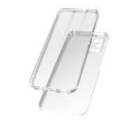 Coque Samsung Galaxy A03s Arrière Rigide et Avant Souple Transparent
