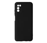 Coque Samsung Galaxy A03s Silicone Semi-rigide Finition Soft-touch Fine Noir