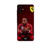 Coque Samsung Galaxy A06 Hamilton Scuderia Ferrari Official Wallpaper