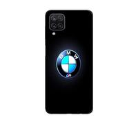 Coque Samsung Galaxy A12 Bmw Logo M Lumineux Carbone