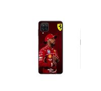 Coque Samsung Galaxy A12 Lewis Hamilton - Official Ferrari Wallpaper