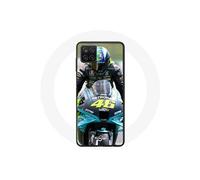 Coque Samsung Galaxy A12 pilote de vitesse moto valentino rossi