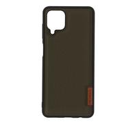 Coque pour Samsung Galaxy A12 Rigide Dos Tissu Série Fino Vert foncé