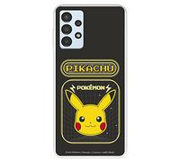 Coque Samsung Galaxy A13 4G Officiel Pokemon, Pikachu Jeu vidéo pour protéger votre téléphone portable Coque Samsung en silicone souple avec licence officielle Pokémon