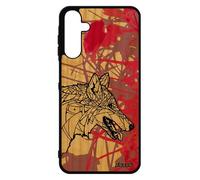 Coque Samsung Galaxy A15 4g 5g Bois Silicone Loup Pas Cher Predateur Chien 4g Azteque Tribal Telephone Nature Portable Animal Femme
