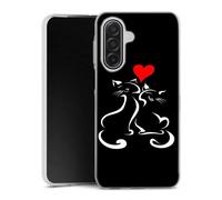 Coque Samsung Galaxy A17 5g Cats Love Housse Antichoc Silicone Souple, Ultra Fine, Protection Intégrale, Motif Animaux Cha