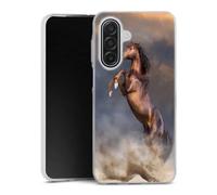 Coque Samsung Galaxy A17 5g Cheval Libre Housse Antichoc Silicone Souple, Ultra Fine, Protection Intégrale, Motif Animaux