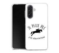 Coque Samsung Galaxy A17 5g Je Peux Pas J'ai Equitation Housse Antichoc Silicone Souple, Ultra Fine, Protection Intégrale,