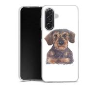 Coque Samsung Galaxy A17 5g Regard Teckel Housse Antichoc Silicone Souple, Ultra Fine, Protection Intégrale, Motif Animaux