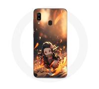Coque Samsung Galaxy A20e Demon Slayer Nezuko 3d Art Anime Manga