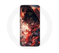 Coque Samsung Galaxy A20e One Piece Luffy Énervé Art Manga Anime