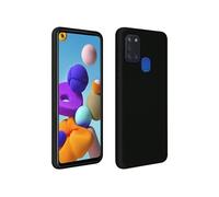 Coque pour Samsung Galaxy A21s Silicone Semi-rigide Finition Soft Touch Noir