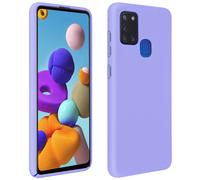Coque pour Samsung Galaxy A21s Silicone Semi-rigide Finition Soft Touch Violet