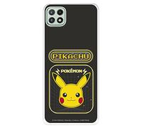Coque Samsung Galaxy A22 5G Officiel Pokemon, Pikachu Jeu vidéo pour protéger votre téléphone portable Coque Samsung en silicone souple avec licence officielle Pokémon