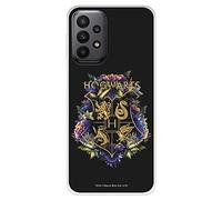 Coque Samsung Galaxy A23 5G Officielle Harry Potter Hogwarts Floral transparente pour protéger votre téléphone portable Coque en silicone souple sous licence officielle Harry Potter