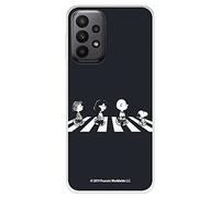Coque Samsung Galaxy A23 5G Officielle Snoopy Peanuts Personnages Beatles Transparent pour protéger Votre téléphone Portable Coque Samsung Galaxy en Silicone Souple avec Licence Officielle Disney