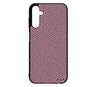 Coque Samsung Galaxy A25 5g Silicone Illusion D'optique Mirage Graphique Design Gel Magique Mobile Violet Mouvement Femme Image Case