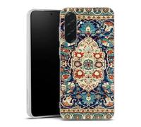 Coque Samsung Galaxy A27 5G Tapis en soie persan Heriz ou Tabriz Housse silicone, antichocs, protection optimale - Motif floral