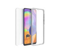 Coque Samsung Galaxy A31 Protection Arrière Rigide + Avant Souple Transparent