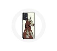 Coque - Maniacase - Samsung Galaxy A32 4G - Silicone - Doberman - Souple