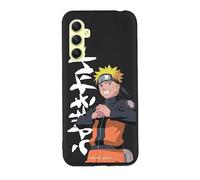 Coque Samsung Galaxy A34 5G Officiel Naruto Texte Japanese Blanc pour protéger votre téléphone portable Coque en silicone liquide noir souple avec licence officielle