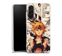 Coque Samsung Galaxy A36 5G Meliodas the Demon Housse Antichoc Silicone Souple, Ultra Fine, Protection intégrale, Motif Manga