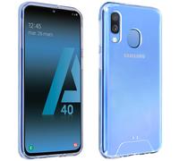 Coque Samsung Galaxy A40 Protection Cristal Bi-matière Antichocs Transparent