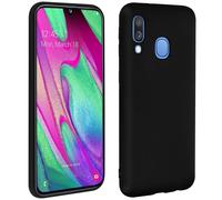 Coque Samsung Galaxy A40 Protection Silicone gel souple ultra fine Noir