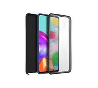Coque Samsung Galaxy A41 Protection Arrière Rigide + Avant Souple Noir