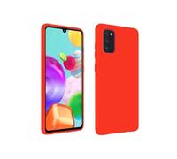 Coque pour Samsung Galaxy A41 Silicone Semi-rigide Finition Soft Touch Rouge