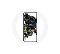 Coque Samsung Galaxy A41 Valentino Rossi Pilote de vitesse fond blanc