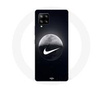 Coque - Nike - Galaxy A42 5G - Noir - Souple - Motif Lune