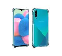Coque Samsung Galaxy A50 / A30s Silicone Flexible Coins Bumper Transparent