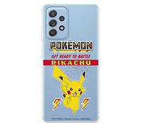 Coque Samsung Galaxy A52 5G - A52S 5G Officiel Pokemon, Get Ready To Battle pour protéger votre téléphone portable Coque en silicone souple avec licence officielle Pokémon