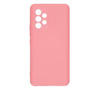 Coque Samsung Galaxy A53 5G Silicone Semi-rigide Finition Soft-touch Rose Pâle