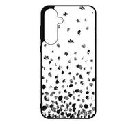 Coque Samsung Galaxy A55 5g Silicone Confettis Pois Etui De Protection Gris Effet Romantique Rigide Design Telephone Made In France