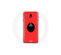 Coque Samsung Galaxy J3 2017 Squid Game masque soldat Triangle